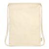 Bolsa con cuerdas de 5&nbsp;l algodón orgánico OCS de 140&nbsp;g/m² "Odisha" Estándar | Natural | sin montaje de publicidad | no disponible | no disponible | no disponible