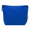 Bolsa de aseo pequeña de 1&nbsp;l algodón orgánico OCS de 180&nbsp;g/m² "Odisha" Azul real