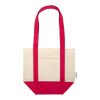 Bolsa Tote mini de algodón reciclado GRS de 320&nbsp;g/m² "Sam" Estándar | Rojo-Natural | sin montaje de publicidad | no disponible | no disponible | no disponible
