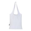 Bolsa de tela de algodón reciclada GRS «Madras Blend», 140 g/m², plegable, 7 l blanco