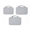 Cubos de viaje reciclados Jet GRS - juego de 3 Gris