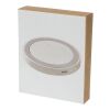 Base de carga inalámbrica de 5 W de paja de trigo "Naka" Estándar | Beige | sin montaje de publicidad | no disponible | no disponible
