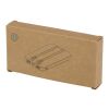 Batería externa de plástico reciclado de 10&nbsp;000&nbsp;mAh y 10&nbsp;W con 2 cables integrados "Adhil" Estándar | Negro intenso | sin montaje de publicidad | no disponible | no disponible