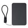 Batería externa magnética SMART de 5000 mAh fabricada con plástico reciclado y con cordón Negro