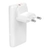 Cargador SKROSS® Klip Slim de 65 W con varias puntas blanco
