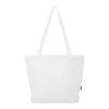 Bolsa Tote con cremallera de material reciclado GRS de 20 l "Panama" Estándar | Blanco | sin montaje de publicidad | no disponible | no disponible | no disponible