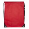 Bolsa de tela sin tejer de material reciclado GRS con cordón de 5&nbsp;l "Evergreen" Estándar | Rojo | sin montaje de publicidad | no disponible | no disponible | no disponible