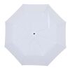 Paraguas manual plegable Aaron de 23 pulgadas blanco