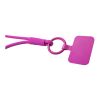 Lanyard con soporte para teléfono con tubo elástico "Tubyard" Rosa | sin montaje de publicidad | no disponible | no disponible