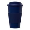Vaso térmico Americano® de 350 ml con agarradera Azul | sin montaje de publicidad | no disponible | no disponible