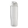 Bidón deportivo e infusor con Tapa Flip de 700 ml H2O Tempo® Transparente-Blanco | sin montaje de publicidad | no disponible | no disponible