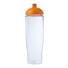 Bidón deportivo con Tapa Dome de 700 ml H2O Tempo® Transparente-Naranja | sin montaje de publicidad | no disponible | no disponible