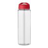 Bidón deportivo con tapa con boquilla de 850 ml "H2O Vibe" Blanco-Rojo | sin montaje de publicidad | no disponible | no disponible