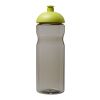 Bidón deportivo con tapa Dome de 650 ml "H2O Eco" Carbón-Verde lima | sin montaje de publicidad | no disponible | no disponible