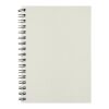 Cuaderno con espiral A6 a color de material reciclado "Desk-Mate®" Blanco marfil | sin montaje de publicidad | no disponible | no disponible