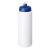 Bidón deportivo de 750&nbsp;ml "Baseline Rise" Blanco-Azul | sin montaje de publicidad | no disponible | no disponible