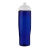 Bidón deportivo con tapa Dome de 700 ml "H2O Active® Eco Tempo" Blanco-Azul | sin montaje de publicidad | no disponible | no disponible
