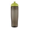 Bidón deportivo con tapa Dome de 700 ml "H2O Active® Eco Tempo" Lima-Carbón | sin montaje de publicidad | no disponible | no disponible
