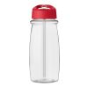 Bidón deportivo con tapa con boquilla de 600 ml "H2O Pulse" Blanco-Rojo | sin montaje de publicidad | no disponible | no disponible