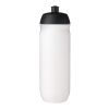 Bidón deportivo de 750 ml "HydroFlex™" Negro intenso-Blanco