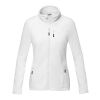 Chaqueta polar con cremallera entera reciclada GRS para mujer "Amber" Estándar | Blanco | S | sin montaje de publicidad | no disponible | no disponible | no disponible