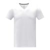 Camiseta de manga corta y cuello en V para hombre "Somoto" Blanco | S