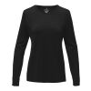 Jersey de cuello redondo para mujer "Merrit" Negro | 2XL | sin montaje de publicidad | no disponible | no disponible | no disponible