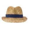 Sombrero de paja "Pricus" Azul marino-Natural | sin montaje de publicidad | no disponible | no disponible | no disponible