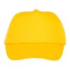 Gorra Feniks infantil de 5 paneles Estándar | Amarillo | sin montaje de publicidad | no disponible | no disponible | no disponible