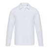 Polo unisex de manga larga "Apollo" Blanco | no disponible | sin montaje de publicidad | no disponible | no disponible