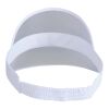 Gorra con visera transparente "Bright" Estándar | Blanco | sin montaje de publicidad | no disponible | no disponible