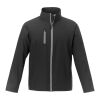 Chaqueta softshell reciclada GRS para hombre de Orion Negro intenso | 3XL