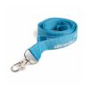 Lanyard de impresión 3D A elección | sin montaje de publicidad | 15 mm | Mosquetón redondo | Funda PVC Horizontal | Cierre de plástico | Con clip de seguridad