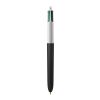 BIC® 4 Colours Soft Blanco-Negro intenso | Impresión De Pantalla 1 color | Cuerpo-a la derecha del clip&nbsp; | 30.00 mm x 43.00 mm