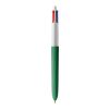BIC® 4 Colours Wood Style Blanco-verde | Impresión De Pantalla 1 color | Cuerpo-a la derecha del clip&nbsp; | 30.00 mm x 43.00 mm