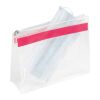 CHASTAIN. Neceser transparente en EVA con cremallera Rosa | sin montaje de publicidad