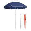 DERING. 170T parasol Azul | sin montaje de publicidad
