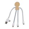 Xoopar Mr. Bio Bamboo Charging Cable Natural | sin montaje de publicidad | no disponible | no disponible | no disponible