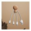 Xoopar Mr. Bio Cork Charging Cable Natural | sin montaje de publicidad | no disponible | no disponible | no disponible