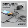 Fresh 'n Rebel cargador rápido para portátil 67W GaN USB-C y USB-A gris oscuro