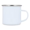 Taza de esmalte 350ml Blanco | sin montaje de publicidad | no disponible | no disponible