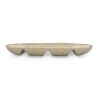 Plato cerámico Sagaform Ditte 36 x 20 cm Beige