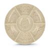 Plato redondo de cerámica Sagaform Ditte, 26 cm Beige | sin montaje de publicidad | no disponible | no disponible
