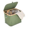 Cesta plegable InSideOut con tapa Sogne 40,5 x 33 x 30cm Verde oliva | sin montaje de publicidad | no disponible | no disponible