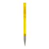 Bolígrafo Nash MT Transparente Amarillo-Amarillo | Tampografía 1 color | on the clip | 30 mm x 5 mm | no disponible