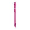 Bolígrafo Ducal Clear transparente Rosa-Rosa | Impresión De Pantalla 1 color | 90 grados del clip | 40 mm x 25 mm | no disponible