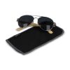 Bolsa para gafas de microfibra R-PET Negro | sin montaje de publicidad | no disponible | no disponible | no disponible