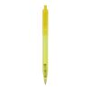Bolígrafo Kuma transparente Amarillo-Amarillo | Impresión De Pantalla 1 color | 180 grados del clip | 45 mm x 25 mm | no disponible