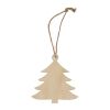 Adorno navideño de madera en forma de árbol Natural | sin montaje de publicidad | no disponible | no disponible