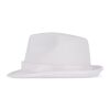 Gorro de poliéster con banda Blanco